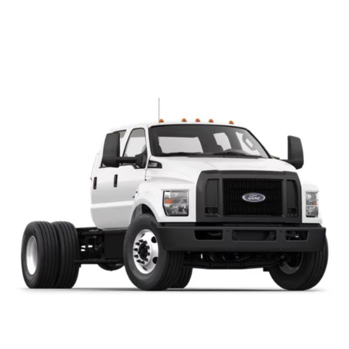 2027 Ford F-750 Preferred in Oxford White — front three-quarter view