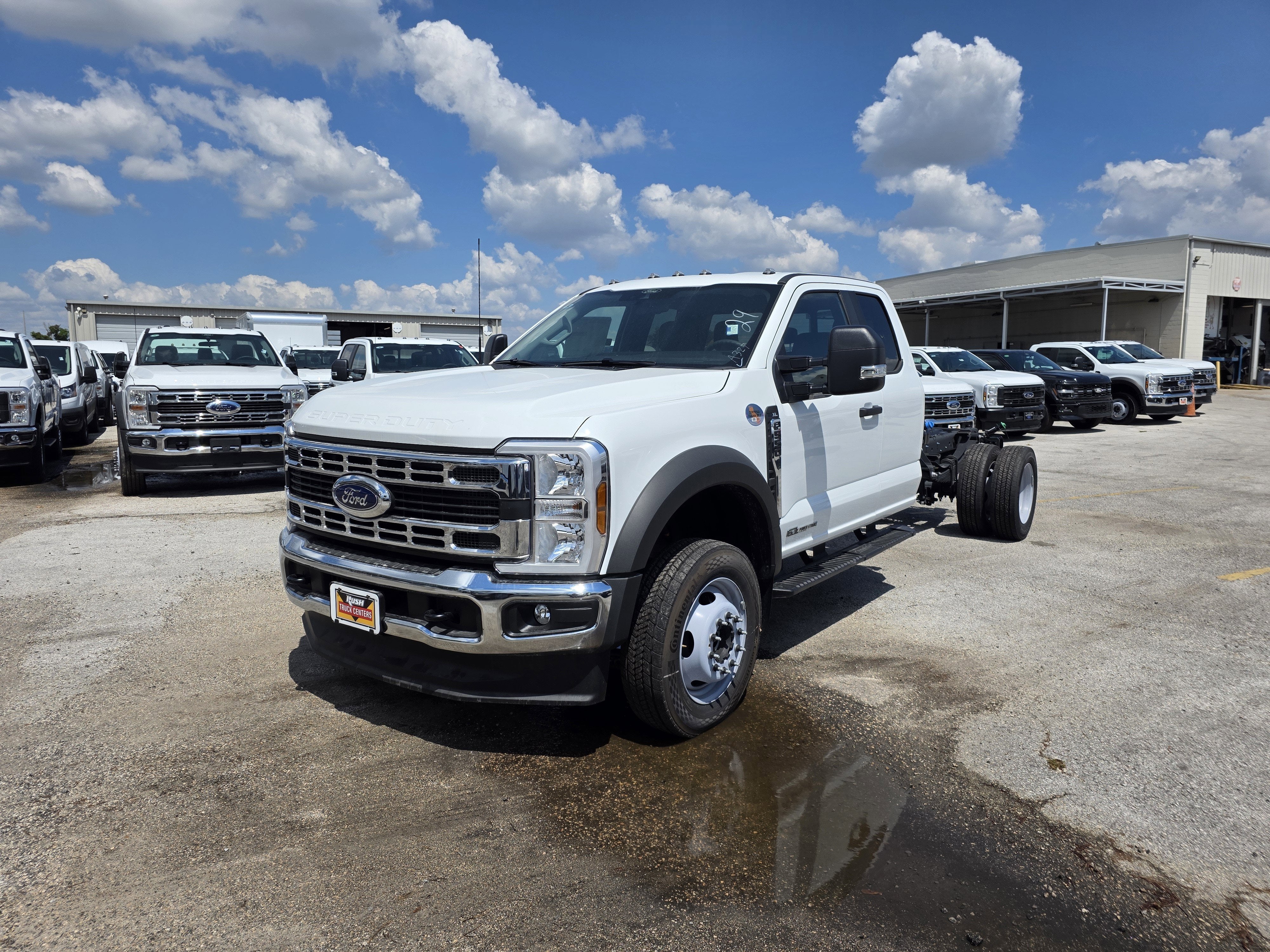 2026 Ford F-550 XL in Oxford White — front three-quarter view