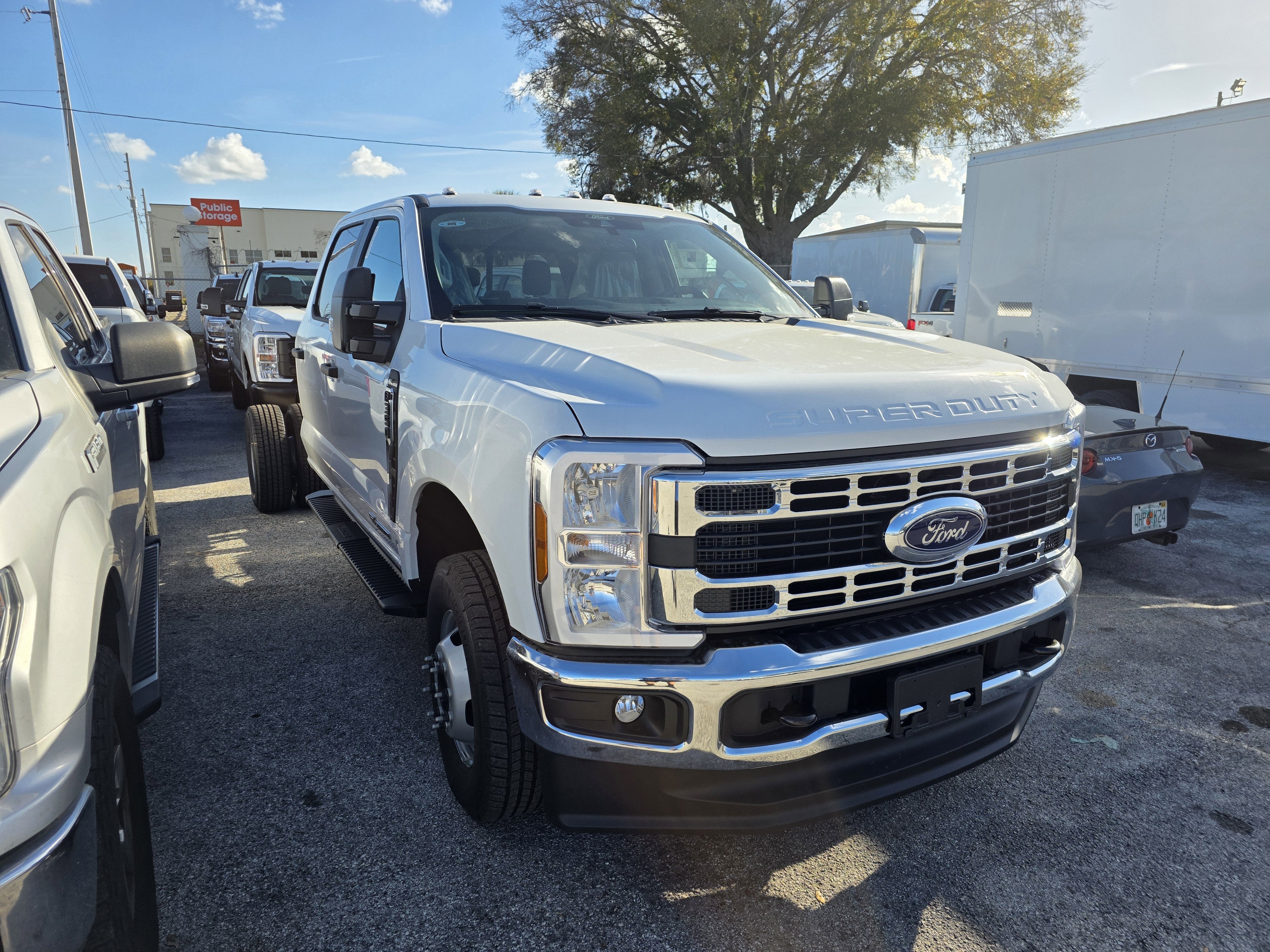 2026 Ford F-350 — rear three-quarter view