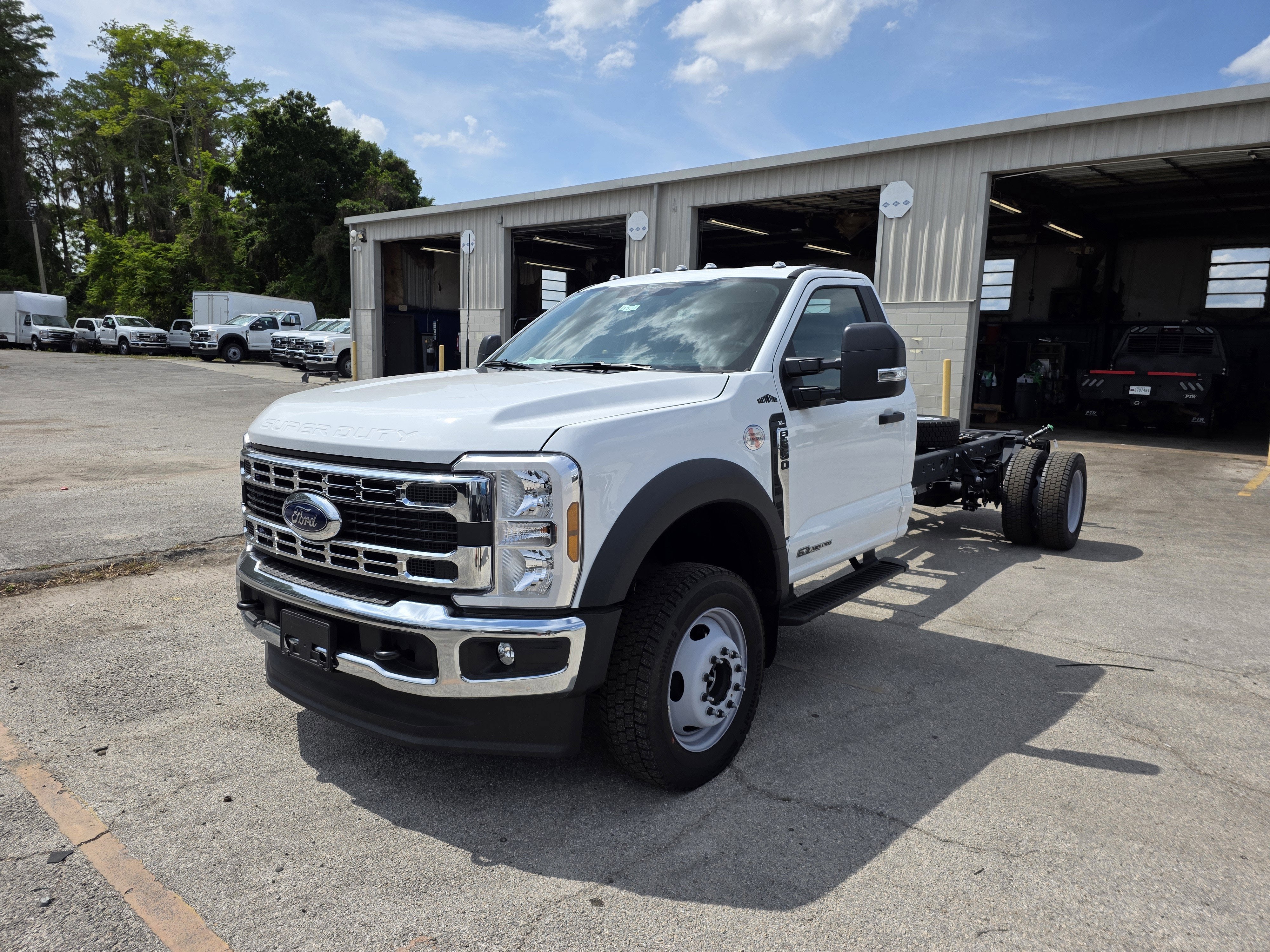 2026 Ford F-550 XL in Oxford White — front three-quarter view