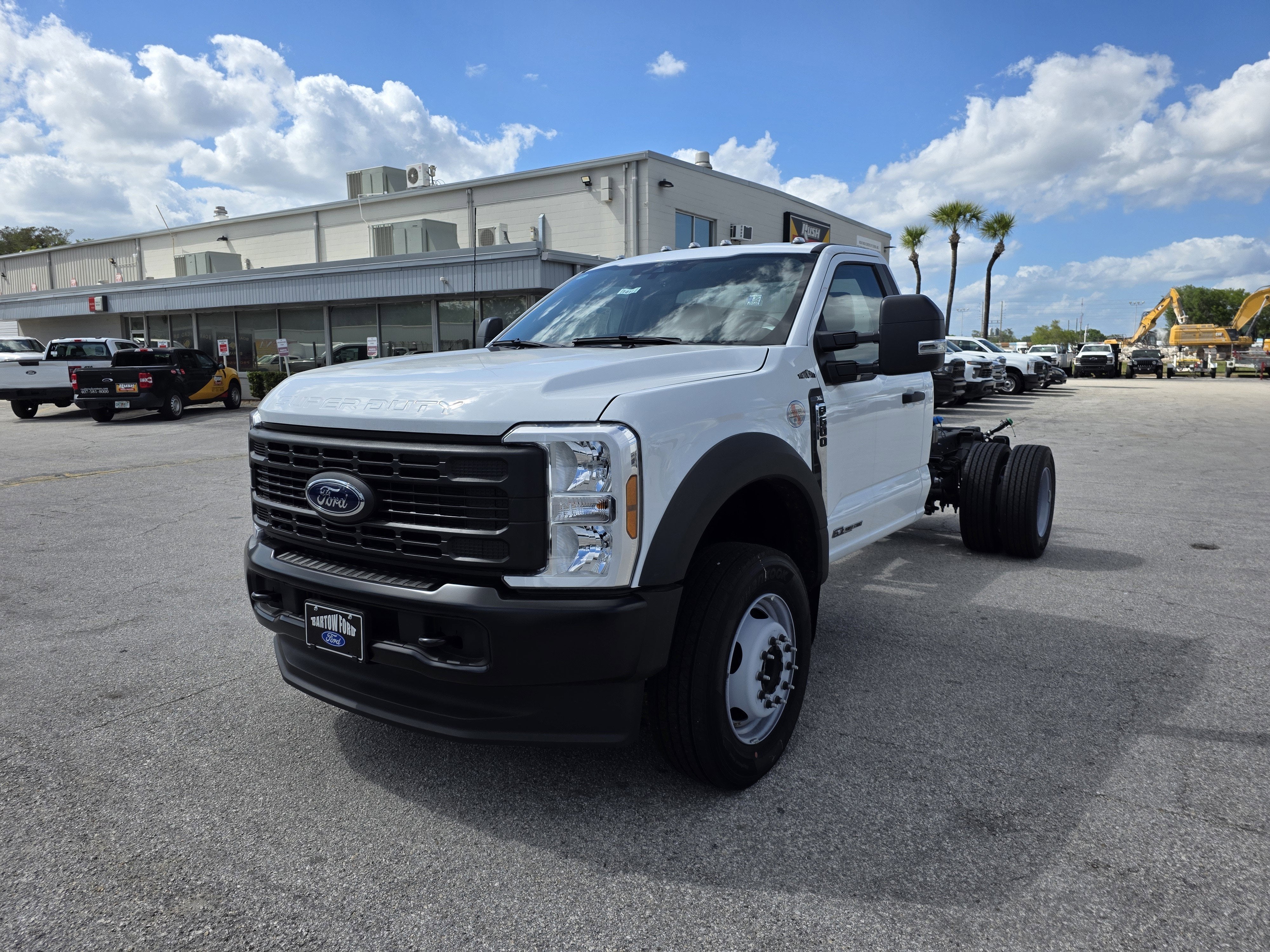2026 Ford F-600 XL in Oxford White — front three-quarter view