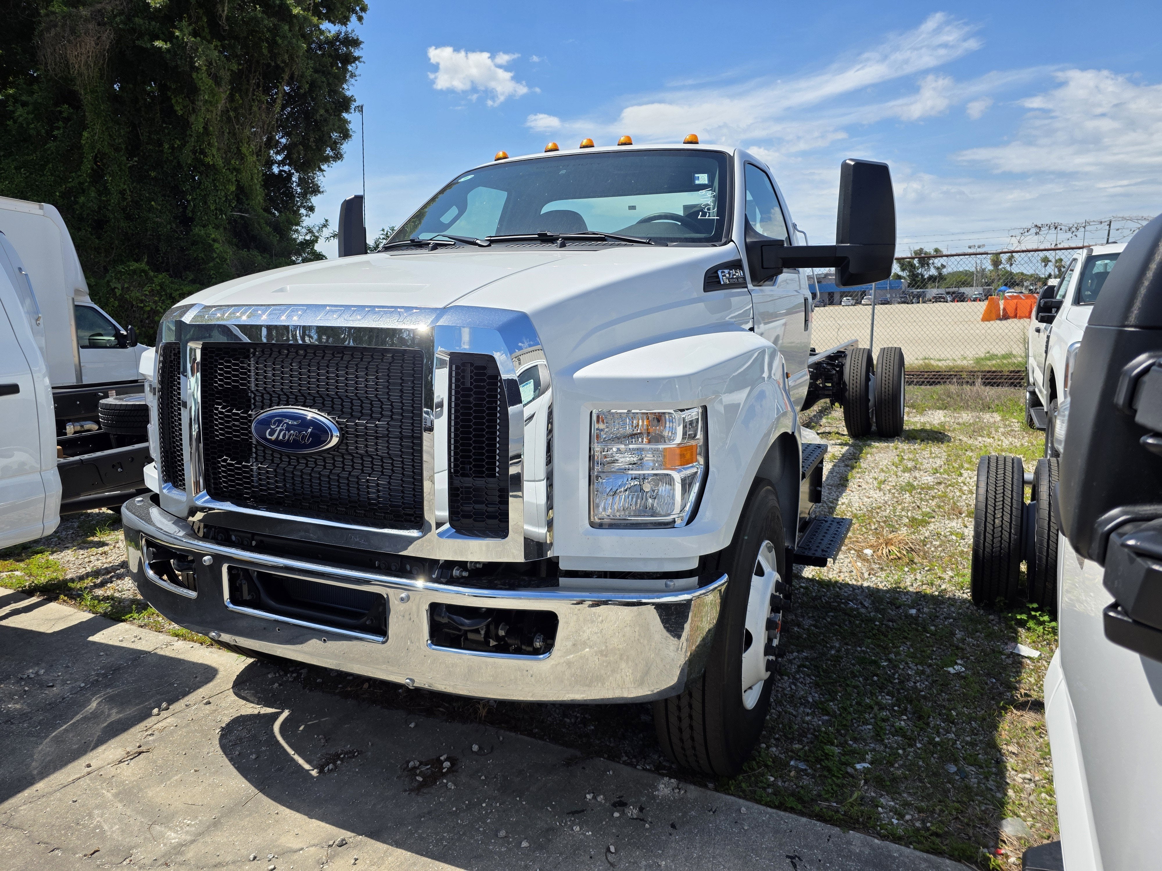 2027 Ford F-750 Preferred in Oxford White — front three-quarter view