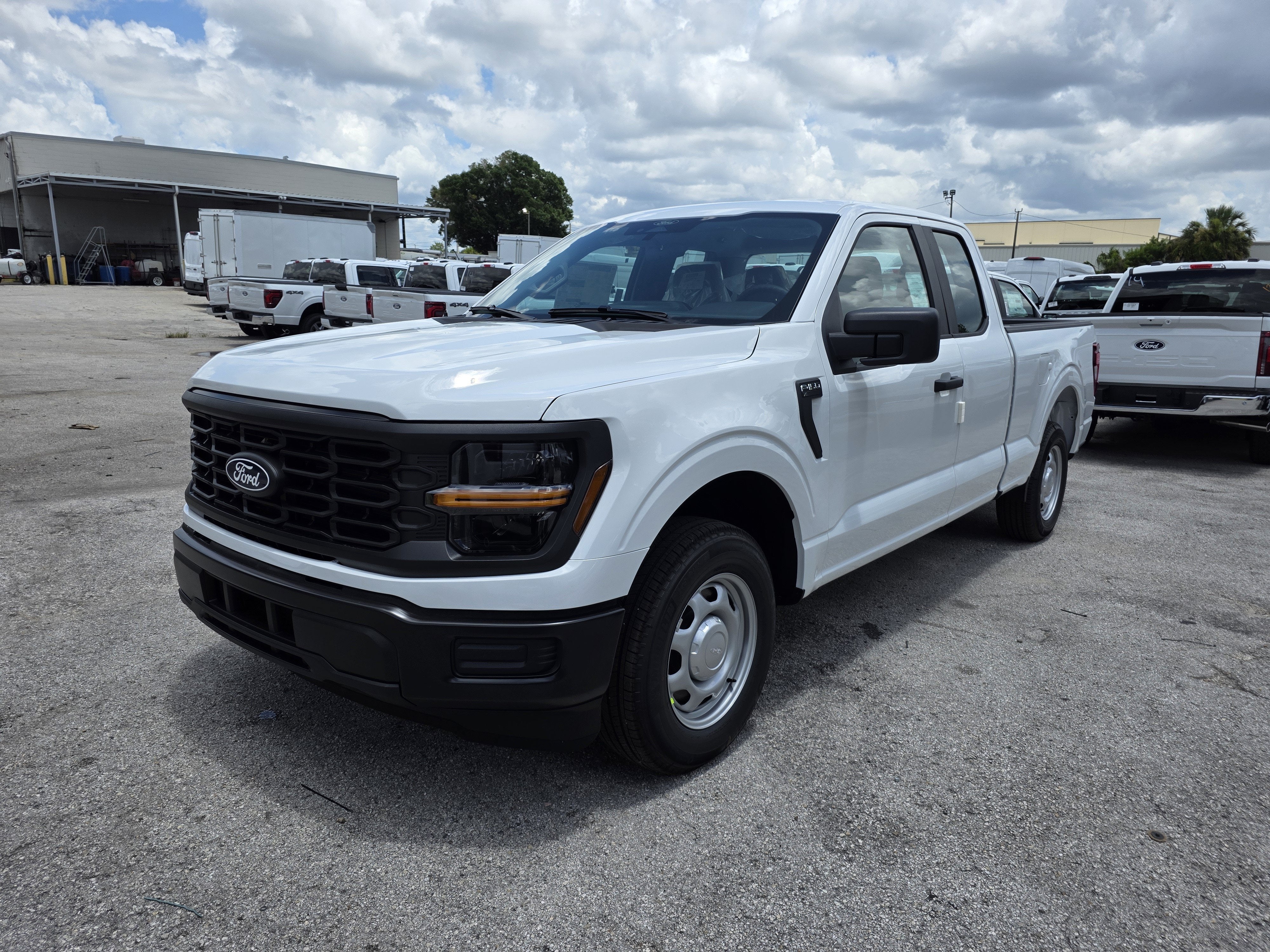 2026 Ford F-150 XL in Oxford White — front three-quarter view