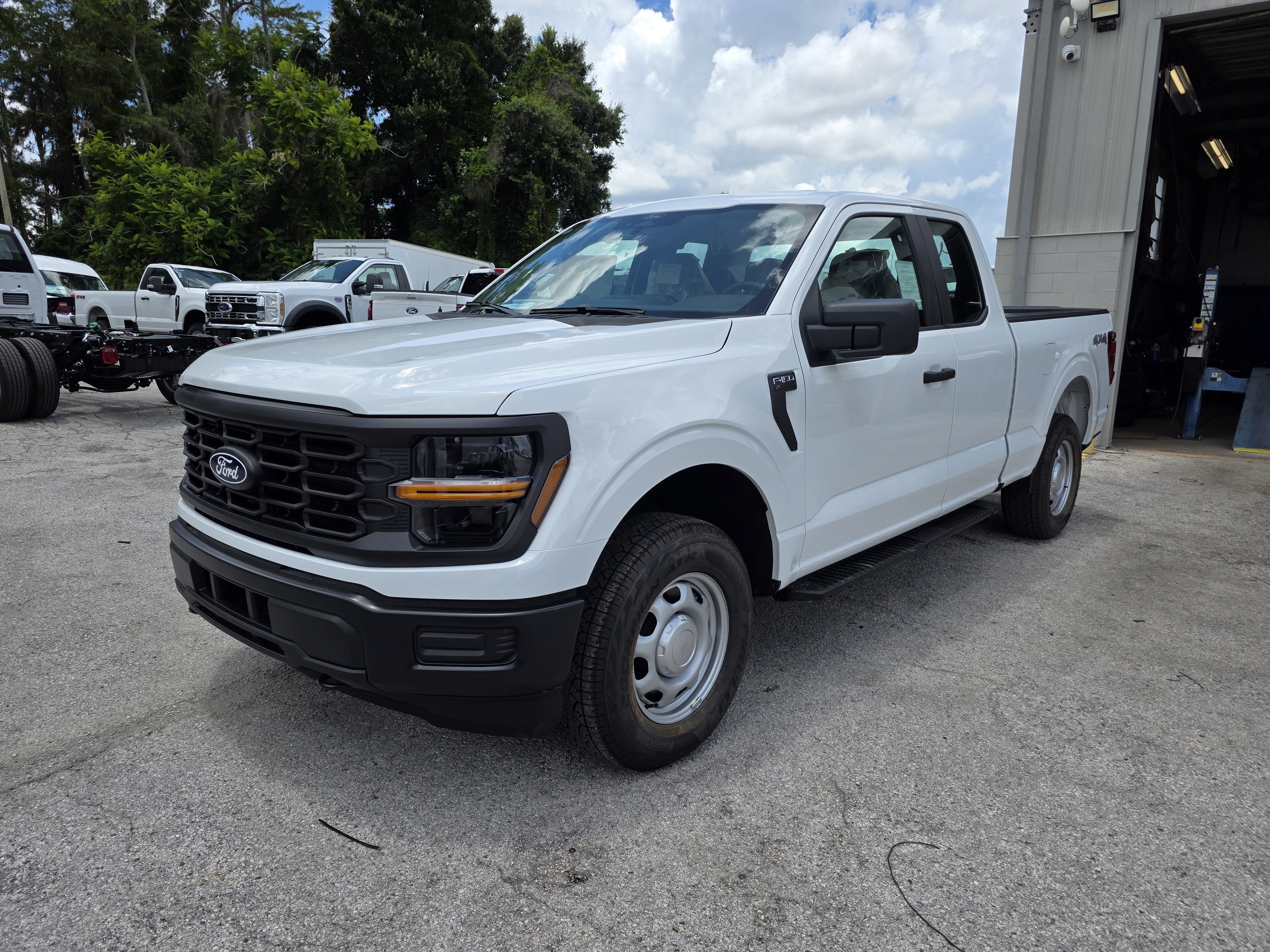 2026 Ford F-150 XL in Oxford White — front three-quarter view