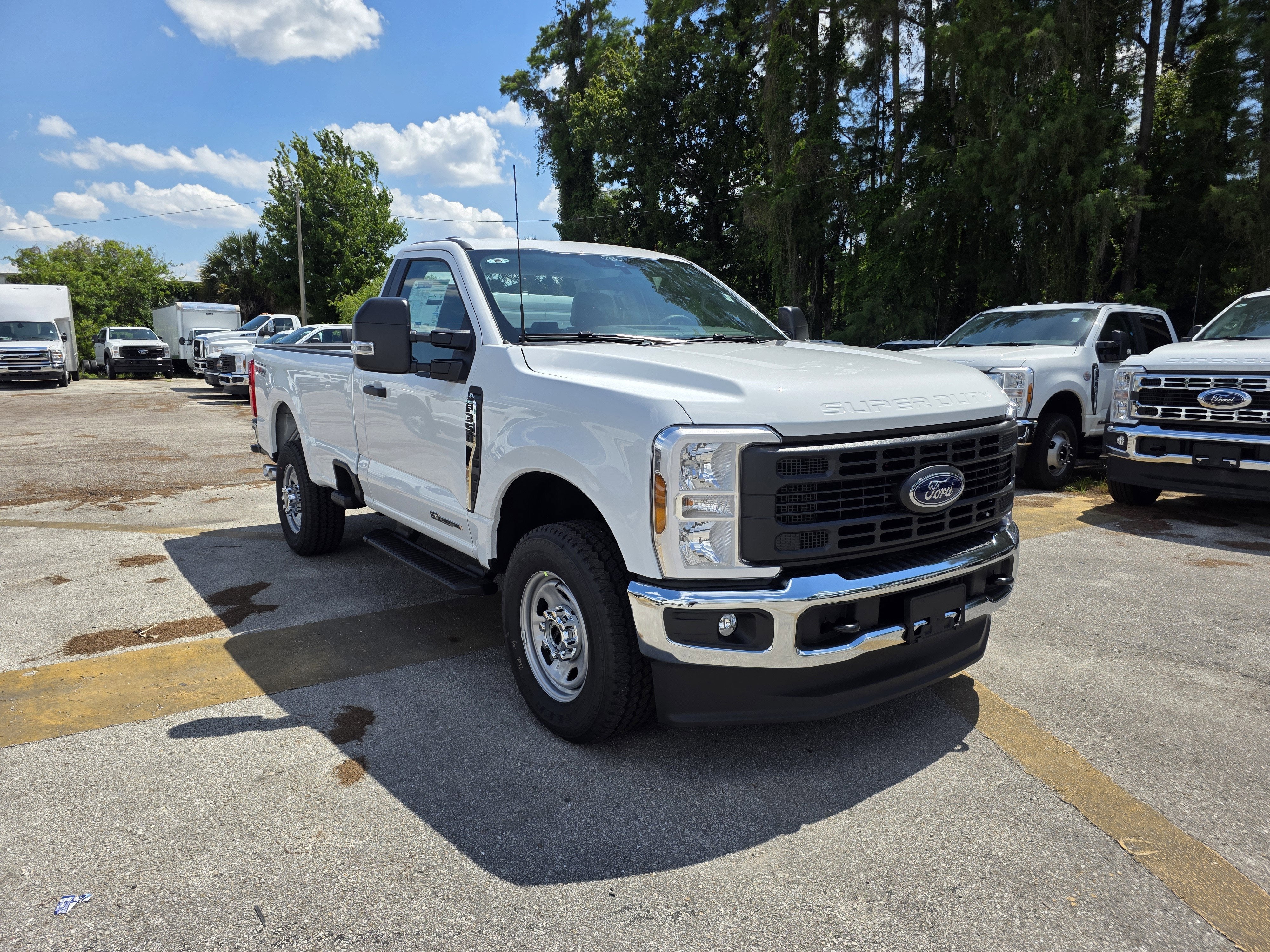 2026 Ford F-350 — rear three-quarter view